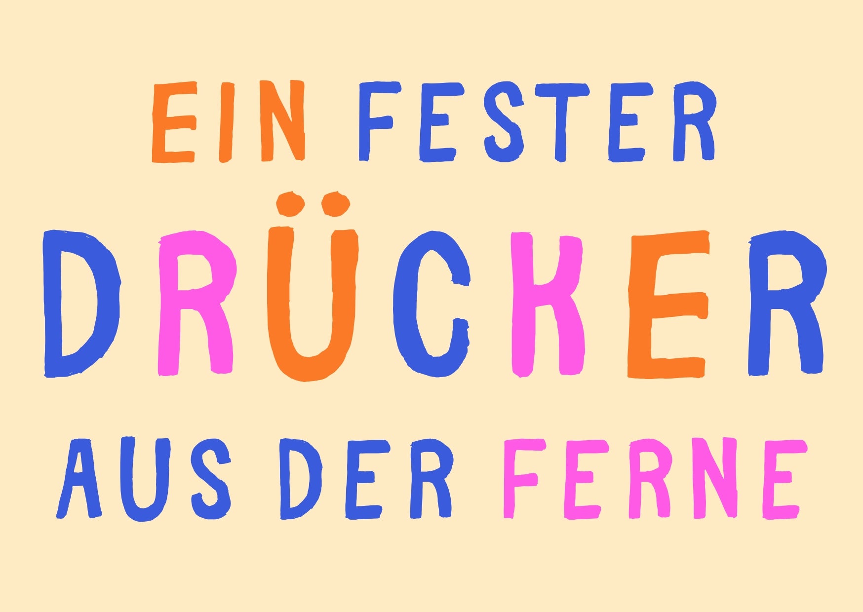 Personalisierte Grußkarte