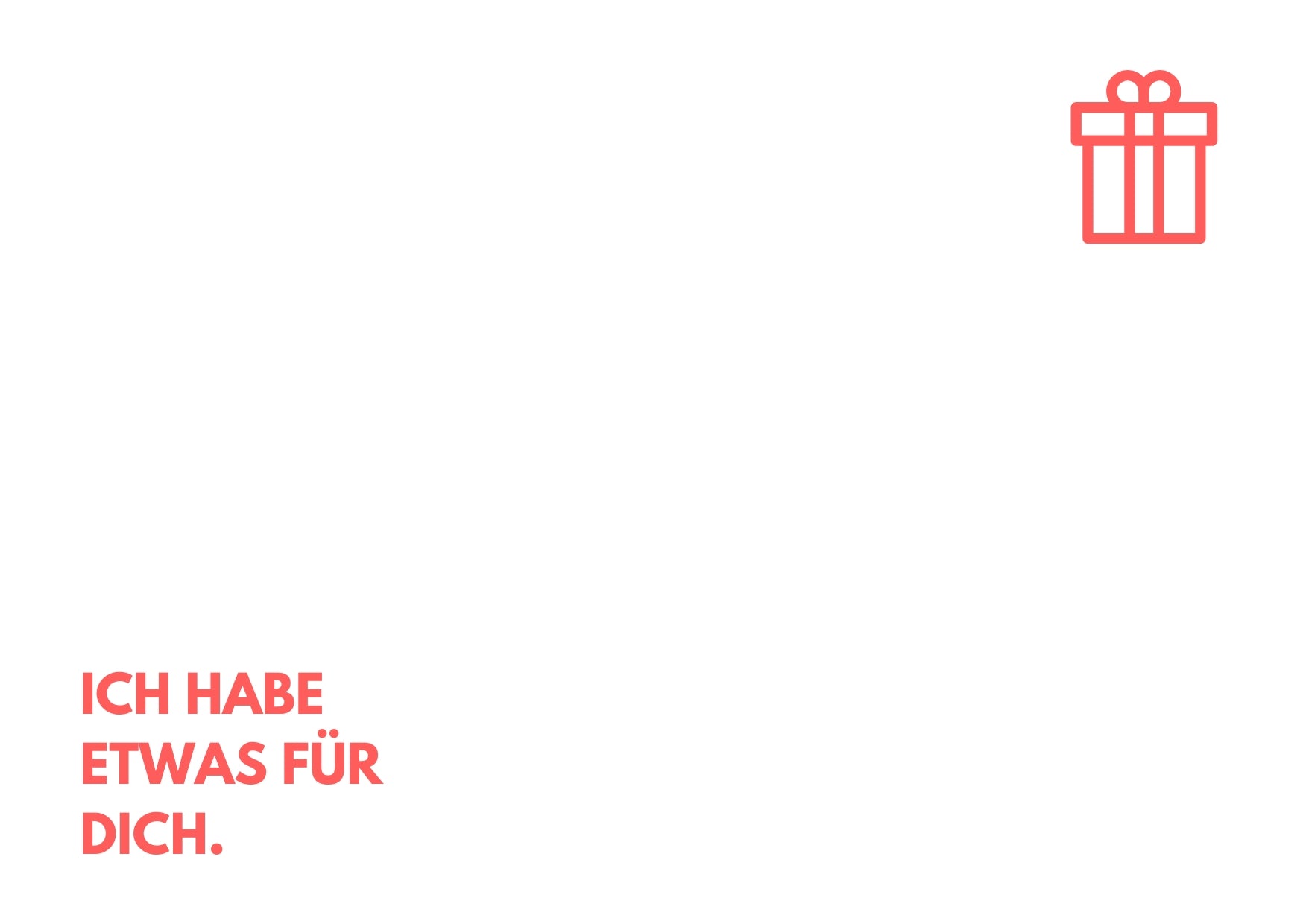 Personalisierte Grußkarte