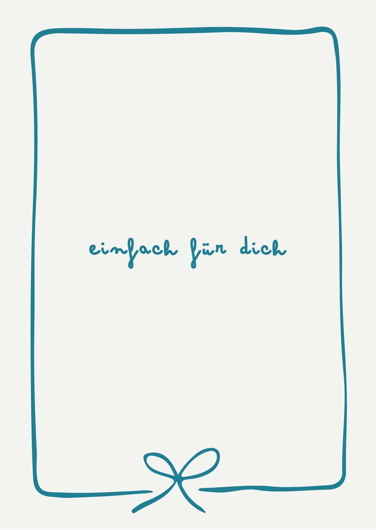 Personalisierte Grußkarte